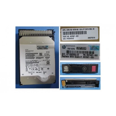 857648-B21 857648-B21 SPS-DRV HD 10TB 6G 7.2K LFF SATA MDL SC - sostituito con HPE spare part:857967-001