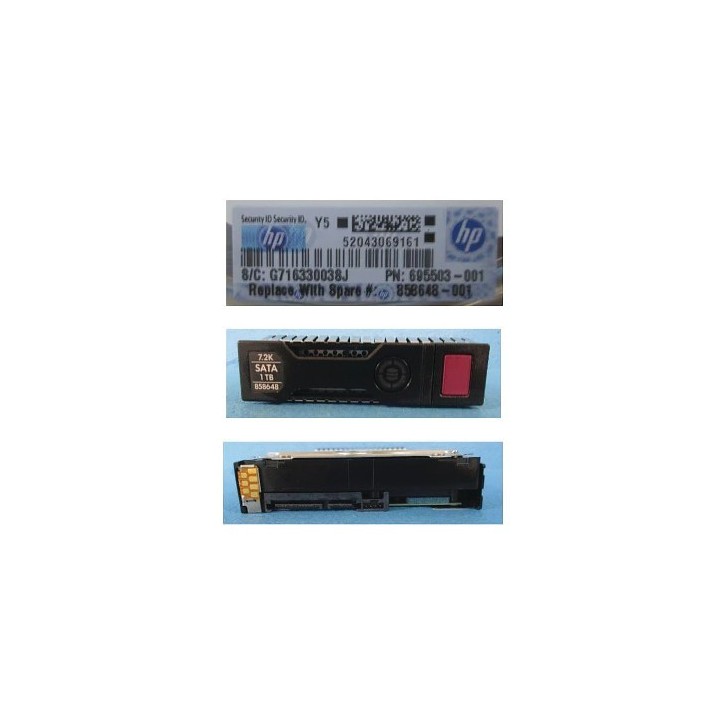 858648-001 SPS-DRV HDD 1TB 6G 7.2K LFF SATA MDL SC