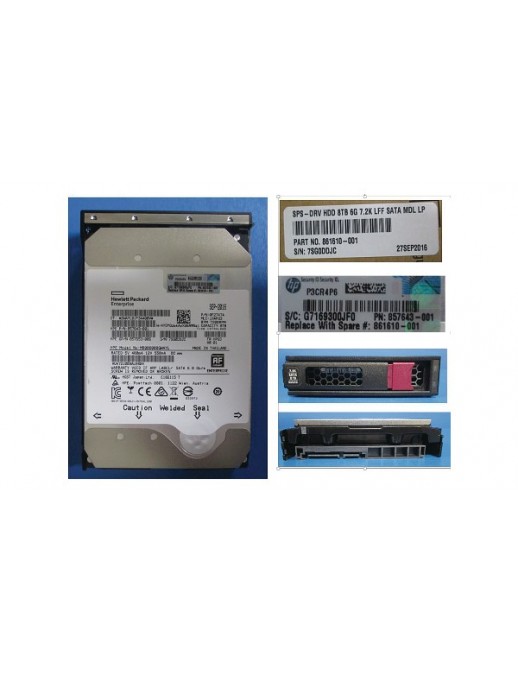 861610-001 SPS-DRV HDD 8TB 6G 7.2K LFF SATA MDL LP