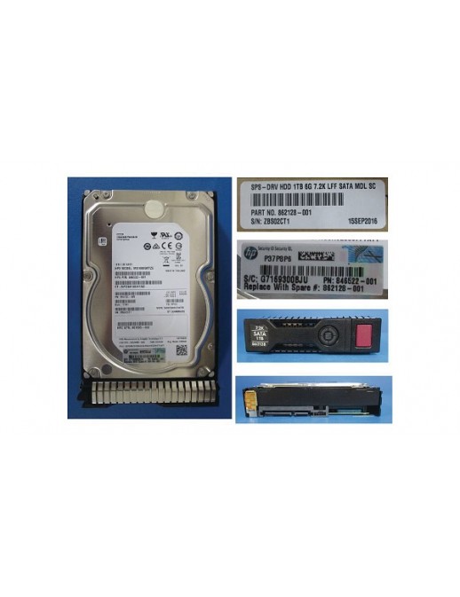 862128-001 1TB 6G SATA 7.2K LFF