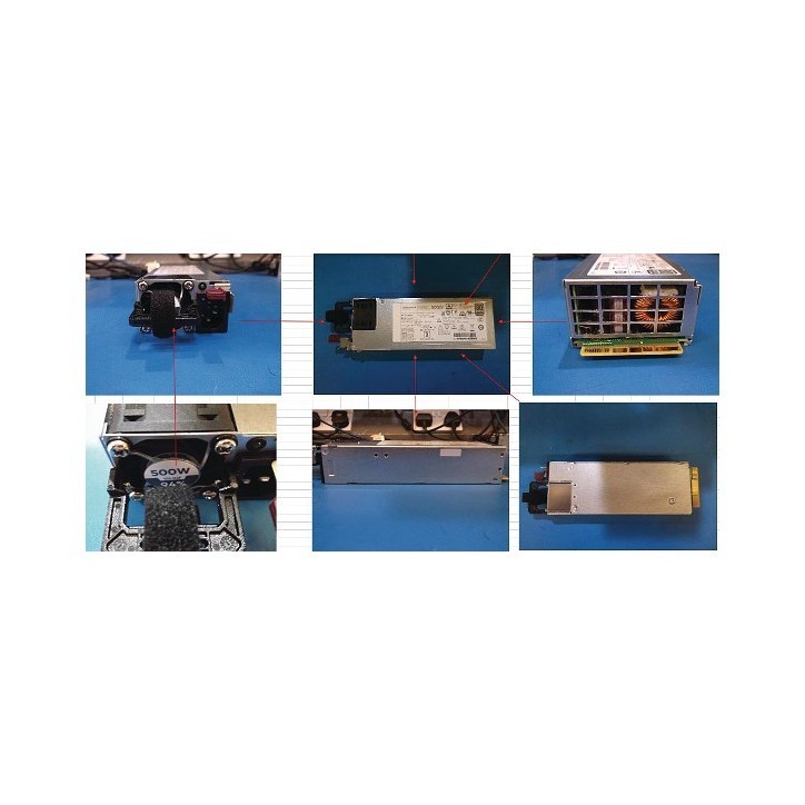 866729-001 Flex-Slot 1U 12V 500W HTPLG HE-P HP Proliant G9, G10