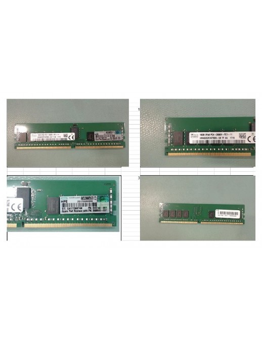 868846-001 868846-001 SPS-DIMM 16GB PC4-2666V-R 1Gx8