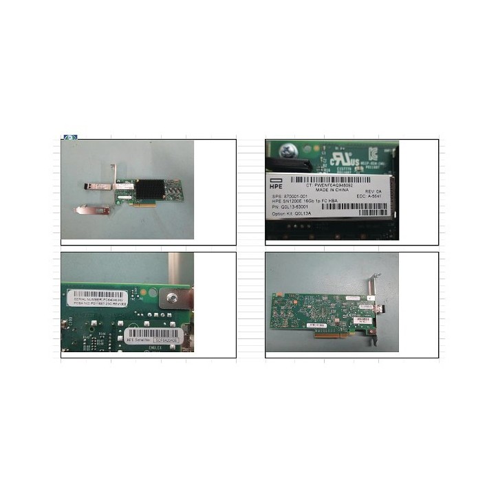 870001-001 SPS-HBA FC SN1200E 16Gb 1p