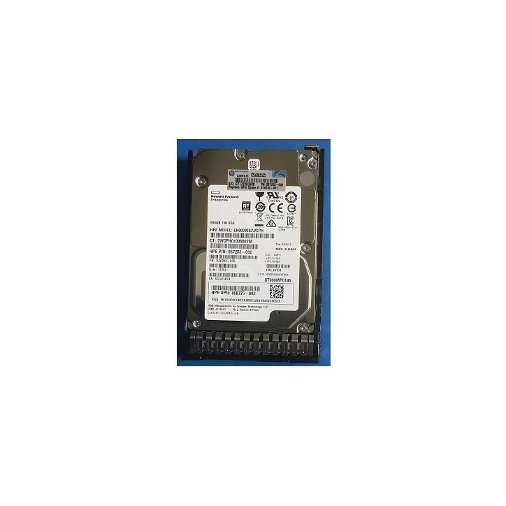 870798-001 SPS-DRV HDD 900GB 12G 15K SFF SAS ENT SC