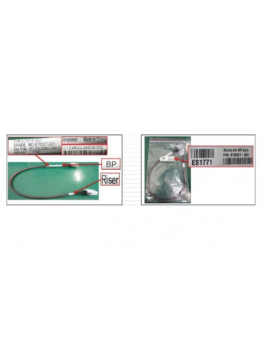 878327-001 SPS-CA, miniSAS, 4LFF MB, 460mm