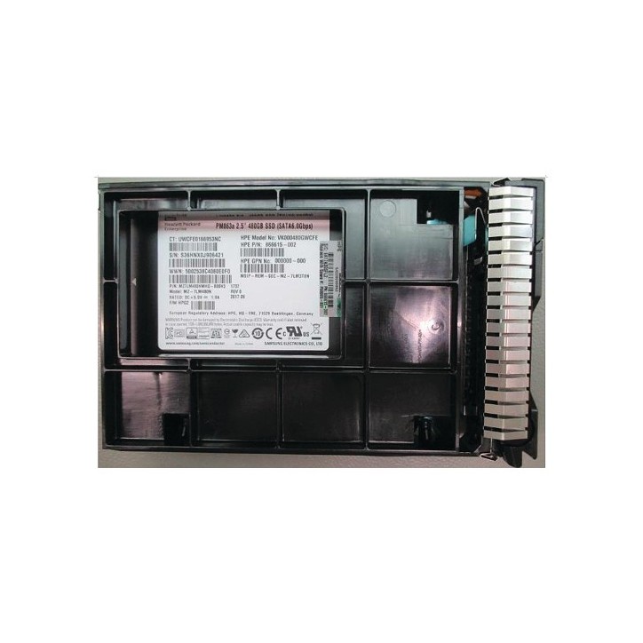 P00805-001 SPS-DRV SSD 480GB 6G LFF SATA PLP SC