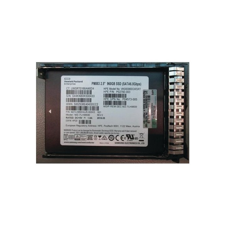 P05321-001 SPS-DRV SSD 960GB SFF SATA RI SC DS