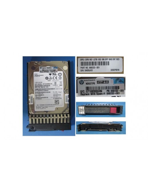 P9M81A P9M81A SPS-DRV HD 1.2TB 12G 10K SFF SAS ENT SED