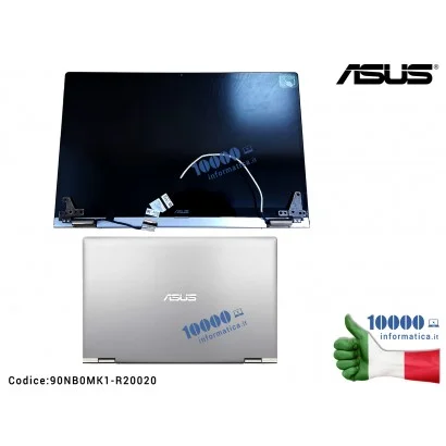 90NB0MK1-R20020 Display Assembly Modulo Touch Screen Cover ASUS ZenBook Flip 14 [FHD] UX462D UX462DA UM462D UM462DA [Grey] (F...