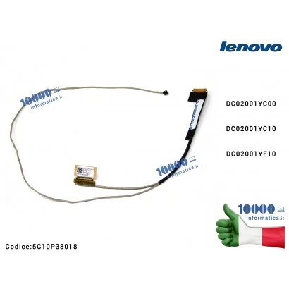 5C10P38018 Cavo Flat LCD LENOVO [MODELLO 14"] IdeaPad 320-14 320-14IAP 320-14IKB 320-14AST 320-14ISK 520-14 520-14IAP 520-14I...