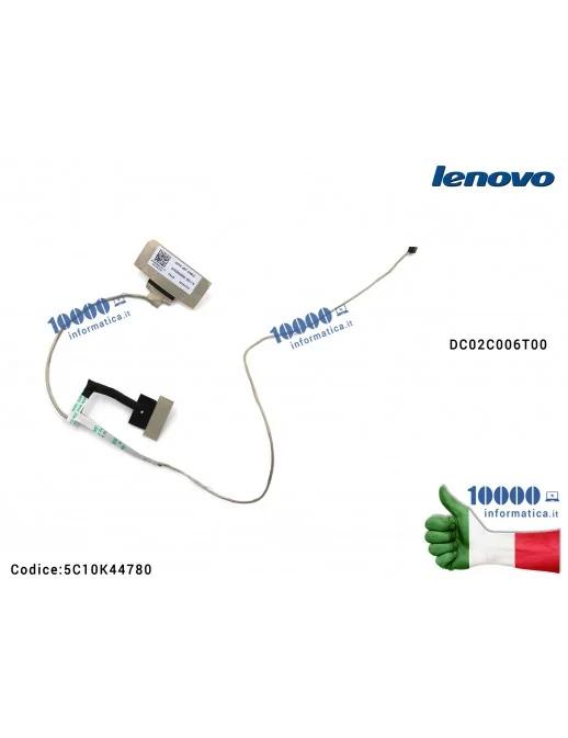 5C10K44780 Cavo Flat LCD LENOVO IdeaPad Y700-14 Y700-14ISK (80NU) (80QD) DC02C006T00