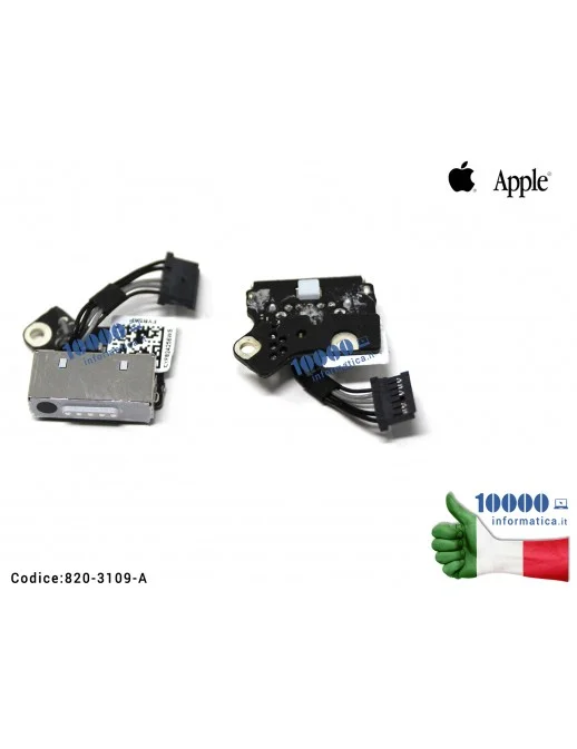 820-3109-A Connettore di Alimentazione DC Power Jack MackBook Pro A1398 (2012-2013) MC975 820-3109-A