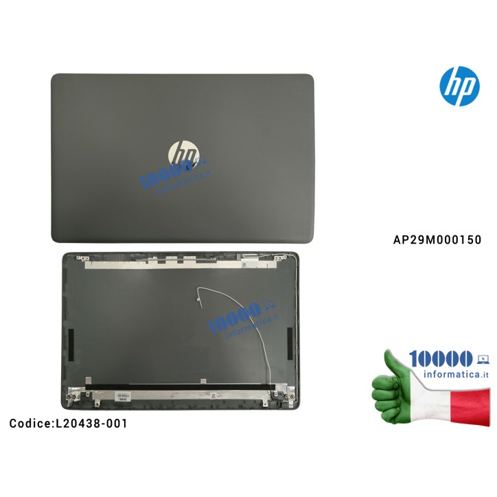 Cover LCD [GRIGIO FUMO] HP Pavilion 15-DA 15-DB 15-DA0000 15-DB0000 (Smoke Gray) AP29M000150