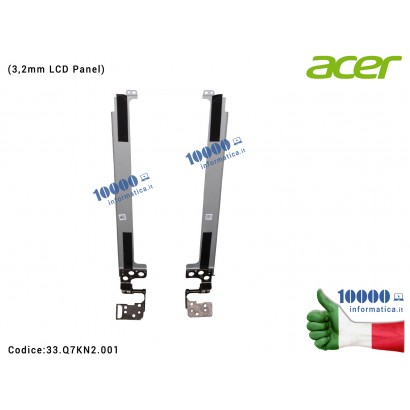 Cerniere Hinges ACER Nitro 5 AN515-44 AN515-45 AN515-54 AN515-55 AN515-57 [3.2T Version] 33Q7KN2001 33.Q7KN2.001 (3,2mm LCD Panel)