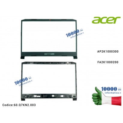 Cornice LCD Bezel ACER Nitro 5 AN515-44 AN515-45 AN515-54 AN515-55 AN515-57 AP2K1000300 FA2K1000200 60.Q7KN2.003 60Q7KN2003