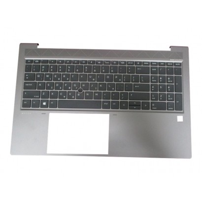 M07494-061 Tastiera Italiana Completa di Top Case Superiore Palmrest HP ZBook Firefly 15 G7 (Natural Silver) M07494-061