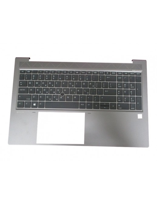 M07494-061 Tastiera Italiana Completa di Top Case Superiore Palmrest HP ZBook Firefly 15 G7 (Natural Silver) M07494-061