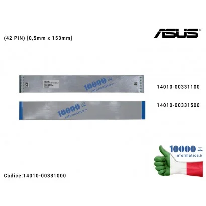 14010-00331000 Cavo Collegamento IO FFC (42 PIN) [0,5mm x 153mm] ASUS ZenPad 10 Z300CL (P01T) Z300C (P023) Z300M (P00C) Z301M...