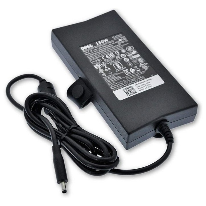 M1MYR Dell AC Adapter, 130W, 19.5V, 3 Pin, 4.5mm, C6 Power Cord, Version 2 0580-ADHE, 786198 C6
