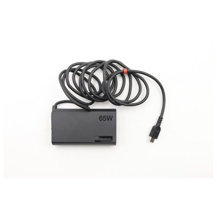 02DL151 Lenovo 65W power adapter with multiple output voltages (20V, 15V, 9V, 5V), suitable for Lenovo laptops. Notebook