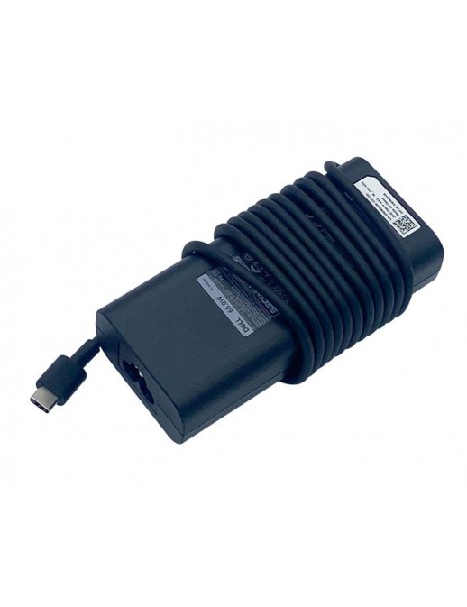 JJV9D JJV9D Dell Alimentatore AC Adapter 65W 19.5V 3 Pin Type C C6 Power Cord 1N3PY K5MD6 0JJV9D