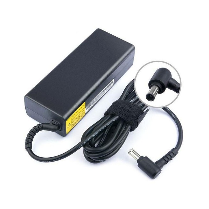 MBA1343 CoreParts Alimentatore Power Adapter per Sony 76W 19.5V 3.9A Plug:6.5*4.4p Including EU Power Cord VGP-AC19V38 ADP-75UB 