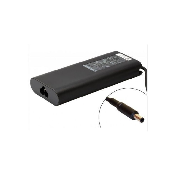 RN7NW Dell Alimentatore AC Adapter 130W 19.5V 3 Pin 4.5mm C6 Power Cord Lot 6 0RN7NW