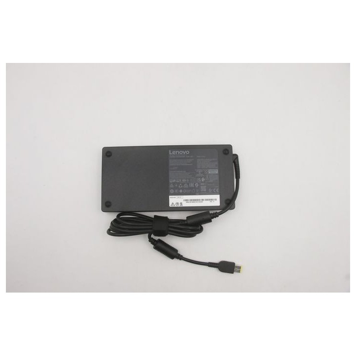 5A10W86289 Lenovo Slim 300W AC adapter for notebooks, 20V output, 15A current, compatible with Lenovo devices, compact design. F