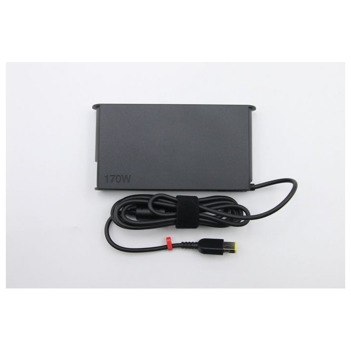 02DL140 Lenovo 170W AC adapter for Lenovo ThinkPad laptops, 20V output, slim design, compatible with multiple models, Energy Sta