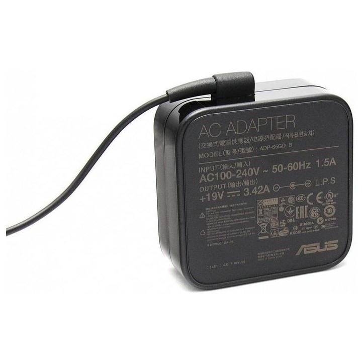 Alimentatore ASUS 65W 19V 3,42A [5,5 x 2,5 mm] 0A001-00042100 ADP-65GD 0A001-00448900 K555L K55 K56C K60I S550C S551L S56C X450C X505B S505B X555LD 