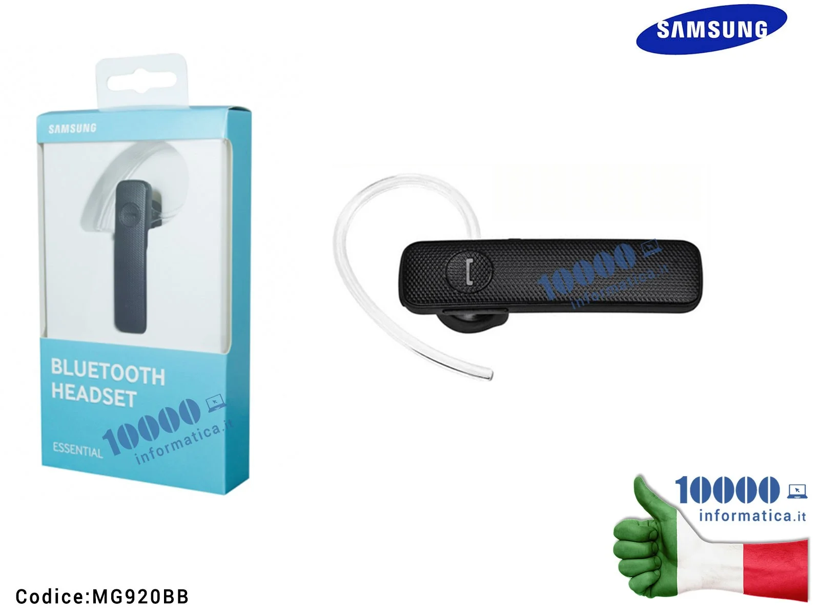 MG920BB Auricolare Bluetooth Mono SAMSUNG MG920BB MG920BB Auricolare Bluetooth Mono SAMSUNG MG920BB