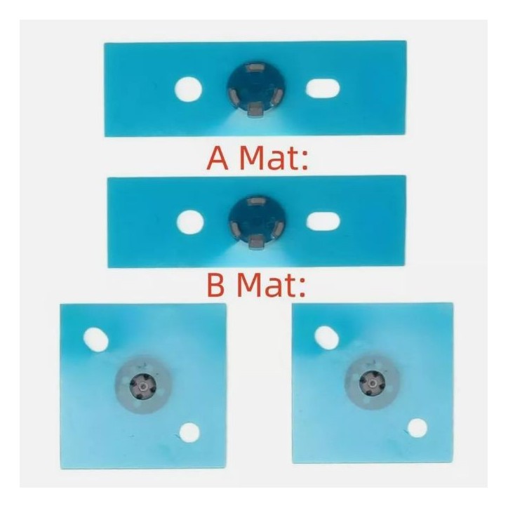 MSPP74207 CoreParts Rubber F10000informatica (4pcs/set) for Apple Retina Macbook Pro 13" A1425 A1502 + 15.4" A1398
