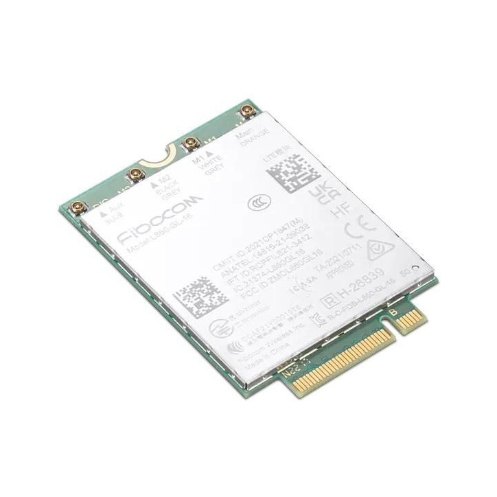 4XC1M72796 Lenovo ThinkPad Fibocom L860-GL-16 4G LTE CAT16 M.2 WWAN Module for T16/P16s Gen 2 (Intel &AMD) Lenovo