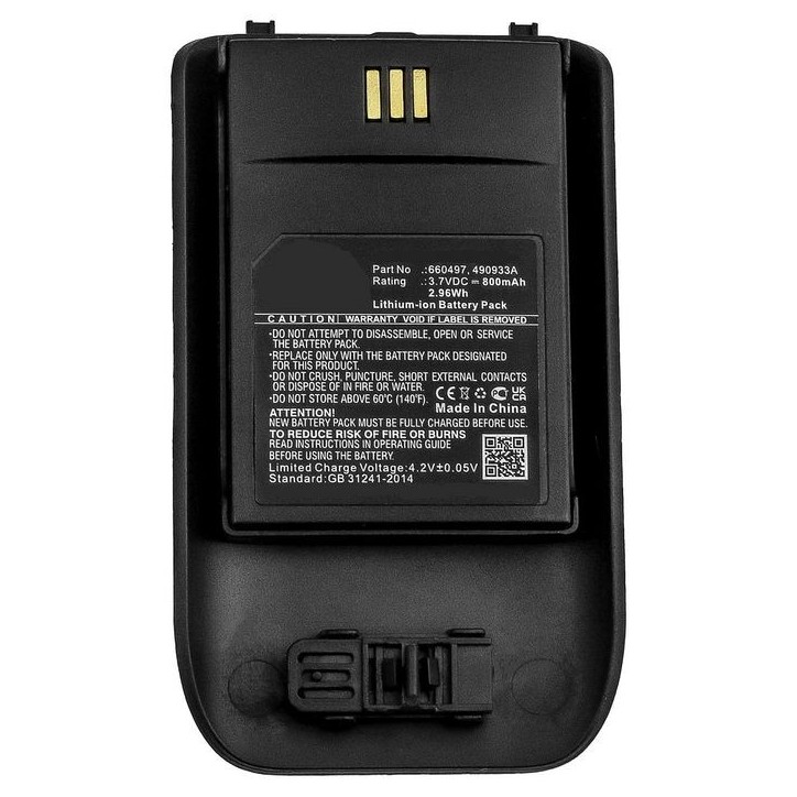 MBXCP-BA248 CoreParts Batteria for Cordless Phone 2.96Wh Li-ion 3.7V 800mAh for Ascom Mitel D63 DECT 3735 DH7 5614 AYD630CL 4909
