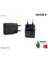 UCH20 Carica Batteria USB SONY 5V 1,5A Xperia Z5 Z3+ M4 M5 Z3 Z5 Compact [NERO]