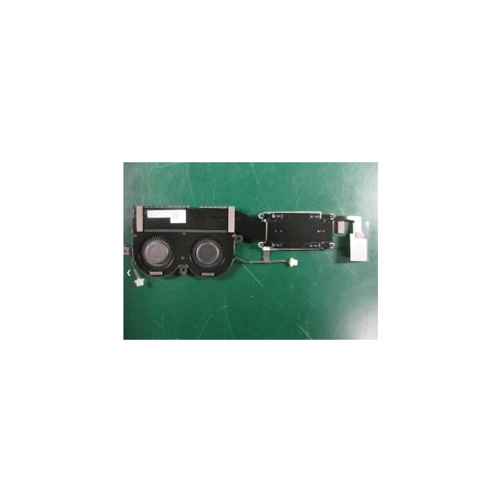 WCX2D Dell Heatsink assembly with fan for efficient CPU cooling compatible with Dell XPS 13 9380 and 7390 small form factor syst