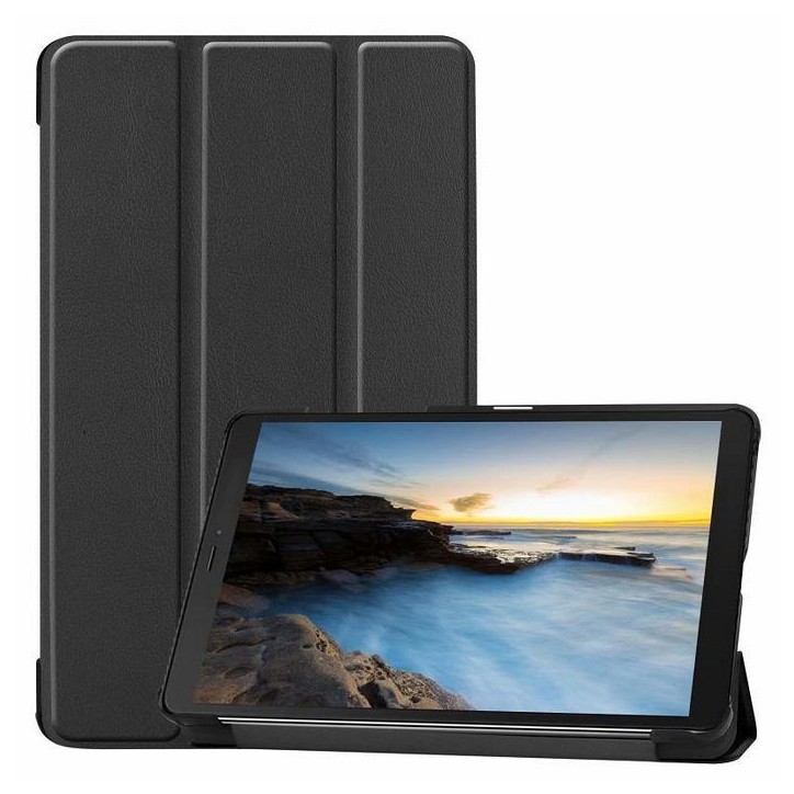 TABX-SAM-SMT290-01 CoreParts Samsung Galaxy X Cover Black Flipcover for Galaxy X SM-T290 Galaxy Tab A 8.0 (2019) Tri-folded Synt