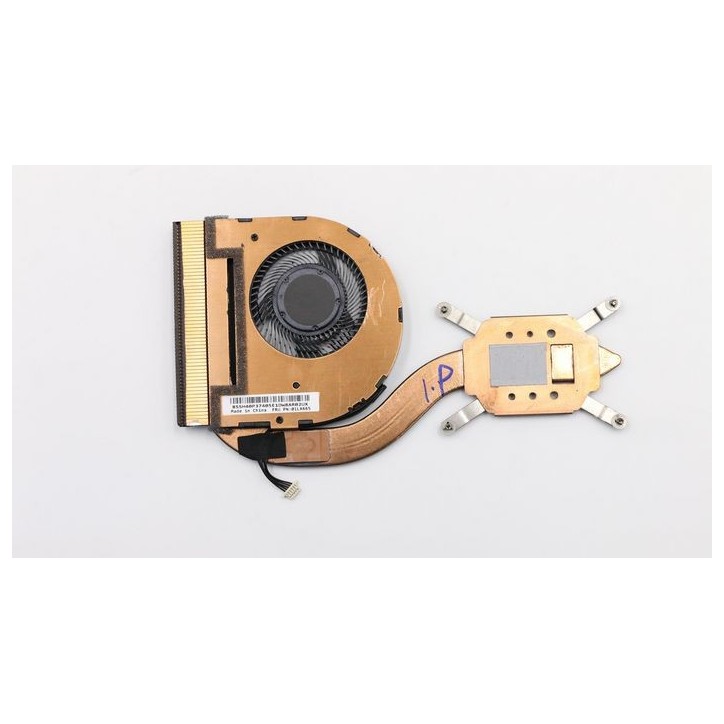 01LX665 Lenovo UMA thermal component with integrated fan designed for efficient heat dissipation in DELTA configurations compati