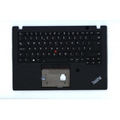 FRU02HM307 FRU02HM307 Lenovo FRU C-Cover ASM UK English Backlit KBD (Liteon) and FPR Black LENOVO DSE