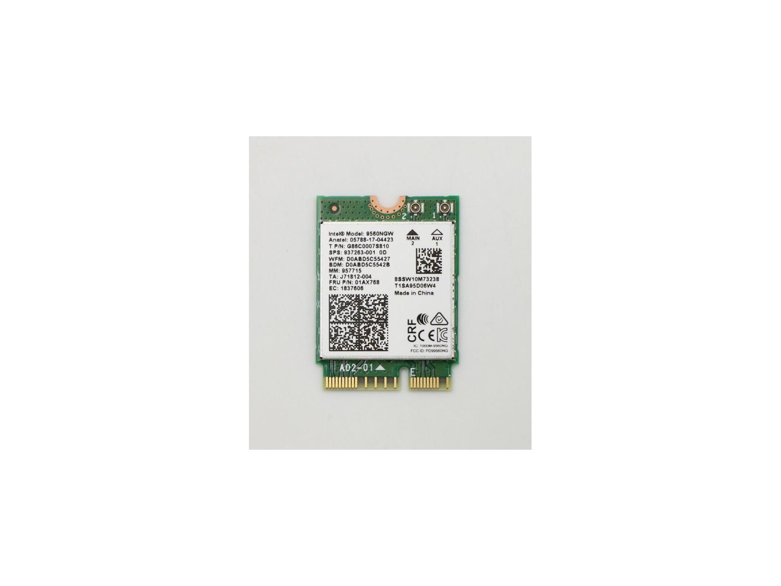01AX768 01AX768 Lenovo Wireless Card CMB IN 9560 FRU01AX768 01AX768 01AX768 Lenovo Wireless Card CMB IN 9560 FRU01AX768