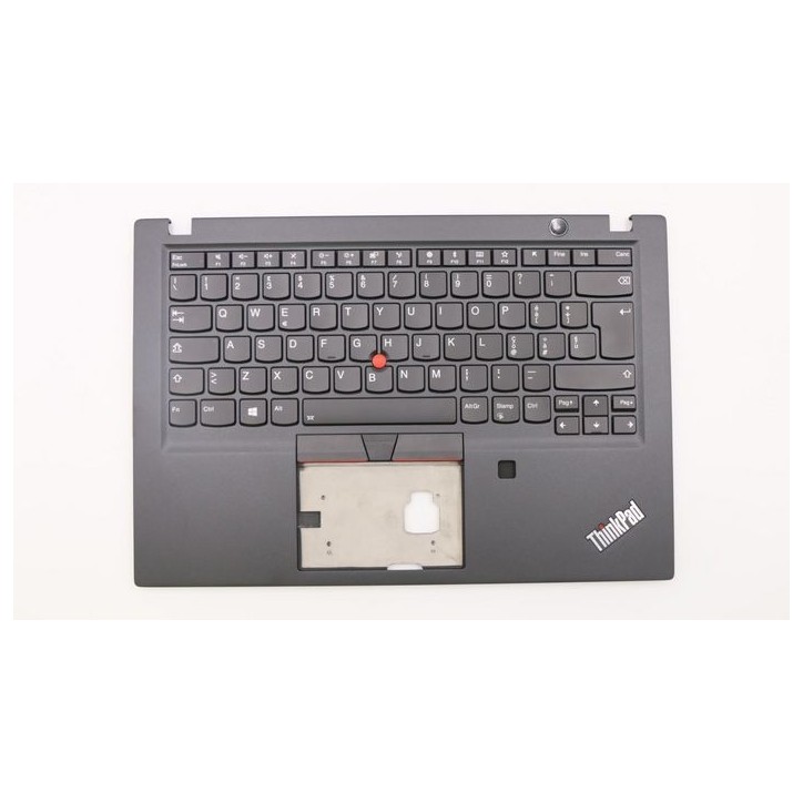 FRU02HM291 Lenovo FRU C-Cover ASM Italian Backlit KBD (Liteon) and FPR Black
