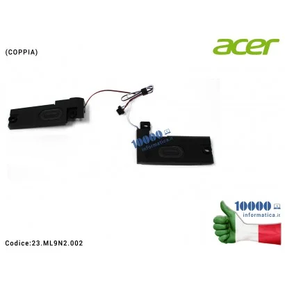23.ML9N2.002 Altoparlanti Speaker Audio (COPPIA) ACER Acer Aspire E5-521 E5-531 E5-551 E5-571G E5-572G V3-532 V3-572 V3-572G ...