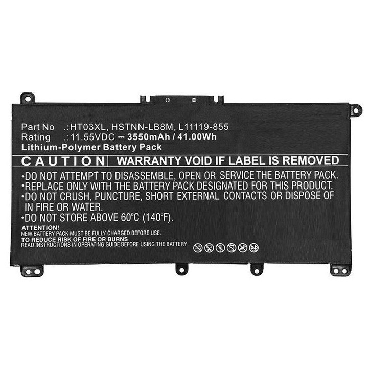 MBXHP-BA0171 CoreParts Laptop Batteria for HP 38.76Wh Li-Pol 11.4V 3400mAh HP15-CS 17-BY 250 G7 255 G7 HP PAVILION 14-BF084NO 2G