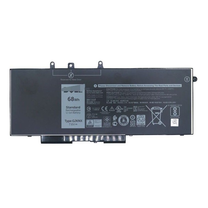GD1JP Dell Battery, 68WHR, 4 Cell, Lithium Ion 0DELL-0M0RT, 99113150 68 Wh