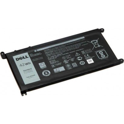 WDX0R WDX0R Dell Dell Battery, 42WHR, 3 Cell, Lithium Ion, Prismatic battery 0285K, 70VTC, 0KXTTW, 99108877 42 Wh