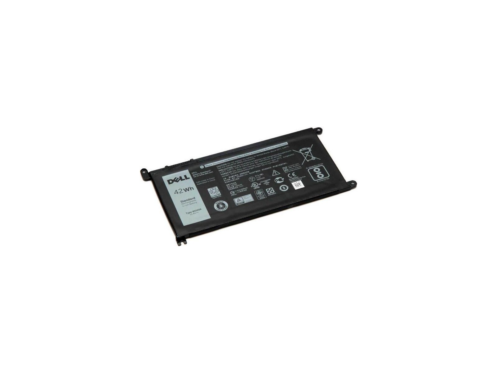 WDX0R WDX0R Dell Dell Batteria 42WHR 3 Cell Lithium Ion Prismatic Batteria 0WDX0R WDX0R WDX0R Dell Dell Batteria 42WHR 3 Cell Lithium Ion Prismatic Batteria 0WDX0R