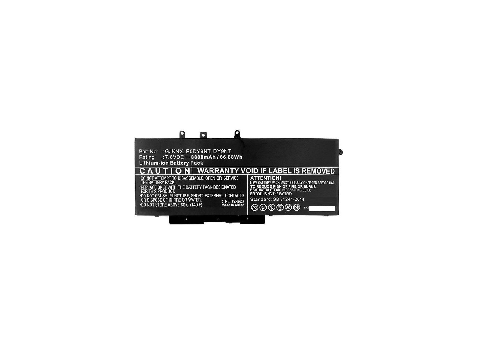 MBXDE-BA0145H MBXDE-BA0145H CoreParts Laptop Batteria for Dell 62.3Wh Li-Pol 7.6V 8200mAh Latitude 14 5491 15 5591 5280 5290 ... MBXDE-BA0145H MBXDE-BA0145H CoreParts Laptop Batteria for Dell 62.3Wh Li-Pol 7.6V 8200mAh Latitude 14 5491 15 5591 5280 5290 ...