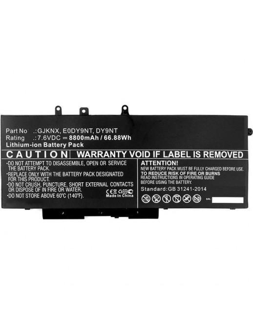 MBXDE-BA0145H MBXDE-BA0145H CoreParts Laptop Batteria for Dell 62.3Wh Li-Pol 7.6V 8200mAh Latitude 14 5491 15 5591 5280 5290 ...