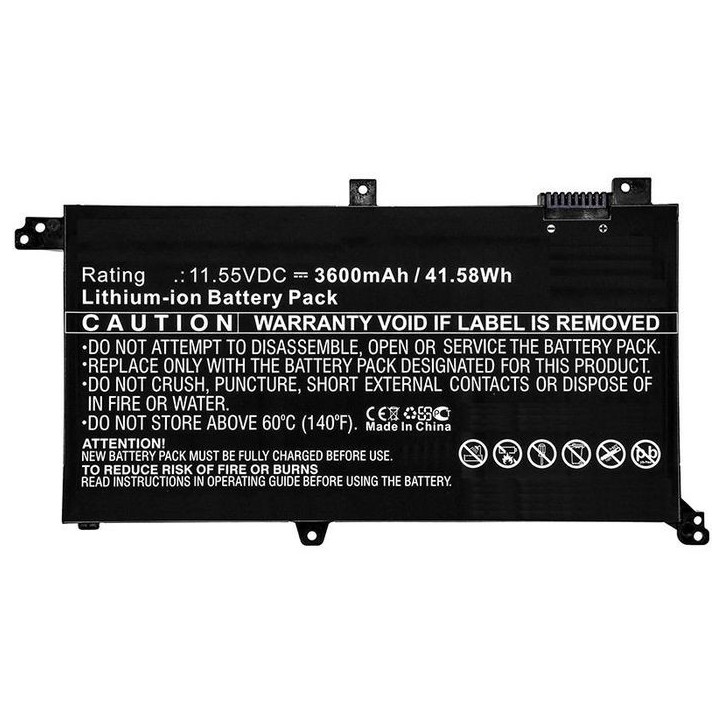 MBXAS-BA0182 CoreParts Laptop Batteria for Asus 42WH Li-ion 11.55V 3.6Ah for Asus K430FA K430FN K430UF 0B200-02960000 0B200-0296