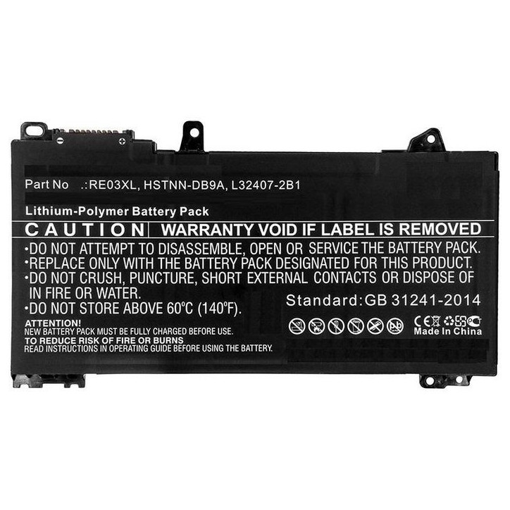 MBXHP-BA0213 CoreParts Laptop Batteria for HP 41.07Wh Li-Pol 11.1V 3700mAh 6BN40EA 6BN46ET ProBook 430 G6 ProBook 440 G6 ProBook